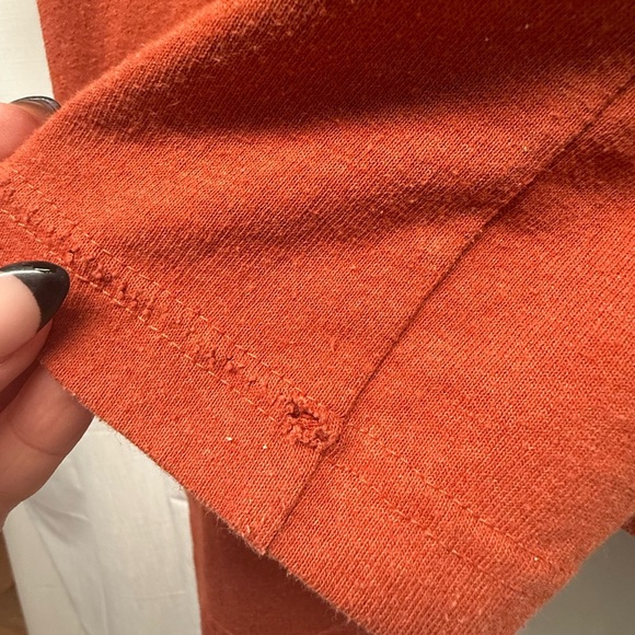 Carhartt Men's Brick Red Short Sleeve Tee Size- L - Picture 6 of 6